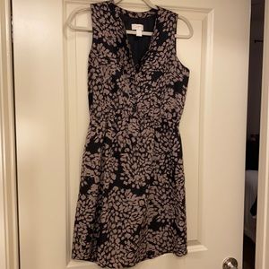 Loft Black and Tan dress